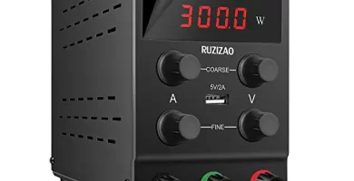 RUZIZAO Fuente de Alimentación Regulable 30V 10A DC Fuentes de Alimentación de Laboratorio
